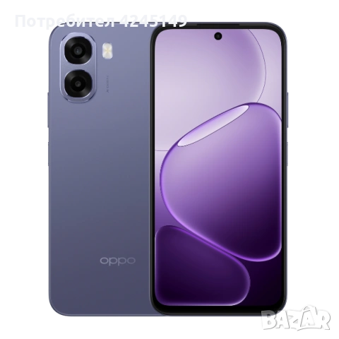 чисто нов смартфон OPPO A6x 4G, 4GB, 128GB, Black Purple