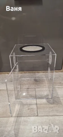 терариум акрилен 20*20*25 см, снимка 2 - Терариуми и оборудване - 55383306