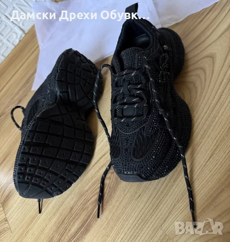 Дамски маратонки с камъчета по модел на Balenciaga 