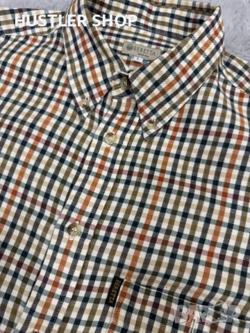 Мъжка ловна риза BERETTA. Размер L, снимка 2 - Ризи - 54139735