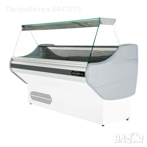 Хладилна витрина 382 л, +4/+10°C, LED, вентилирана, бяла