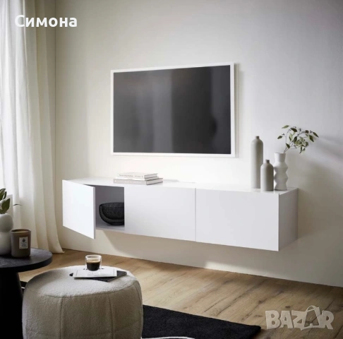 Стеннен тв шкаф , снимка 2 - Шкафове - 54266581