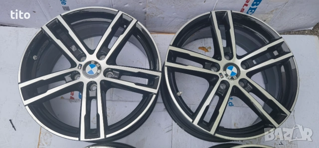 Като НОВИ 5x120 18 Цола Спорт Пакет. BMW/БМВ, снимка 11 - Гуми и джанти - 46685442
