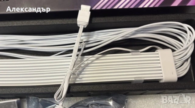 ARGB PSU-VGA кабел PCI-Ex 5.0 600W ATX 3.0 (90 градусов), снимка 3 - Други - 53974160