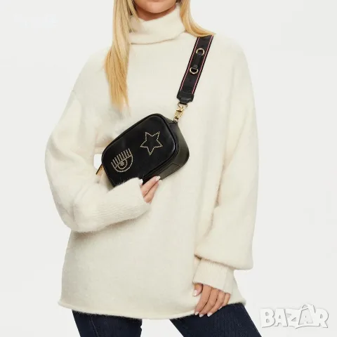 Оригинална чанта за рамо и кросбоди Chiara Ferragni Намалена цена -49%, снимка 5 - Чанти - 55566676
