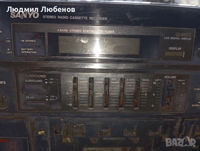 Глава от радиокасетофон Sanyo M807SR, снимка 2 - Радиокасетофони, транзистори - 55075963