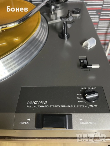 SONY PS-22 Direct Drive Full Automatic+ Repeat, снимка 5 - Грамофони - 55343689