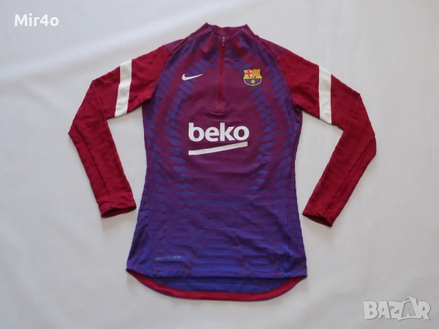 дамска футболна блуза barcelona nike фанела тениска елек суичър горнище оригинал XS