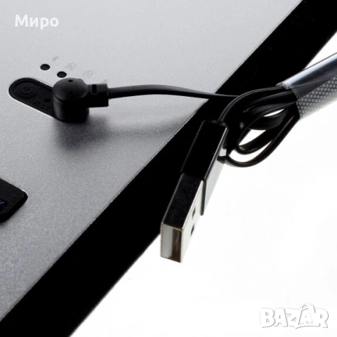 Безжична Bluetooth клавиатура и слим гръб за Apple iPad Pro 12,9" черна, снимка 4 - Таблети - 55265179
