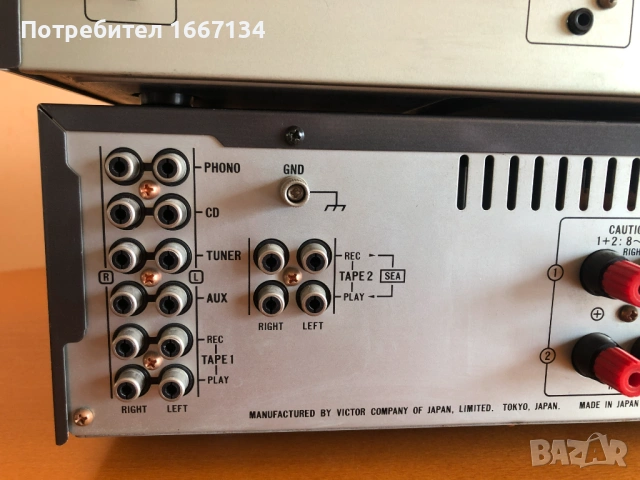 JVC AX-335/JVC XL-V235, снимка 12 - Ресийвъри, усилватели, смесителни пултове - 54626409