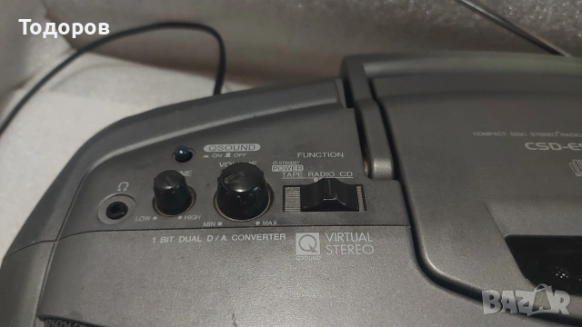 Aiwa CSD-ES225V стерео радиокасетофон със CD , снимка 4 - Радиокасетофони, транзистори - 54573285