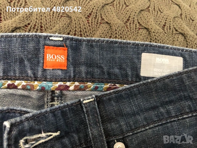 Дънки на HUGO BOSS, снимка 3 - Дънки - 54575643