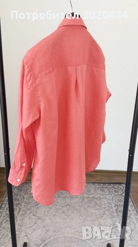 Uniqlo 100% лен блуза, снимка 4 - Ризи - 55225892