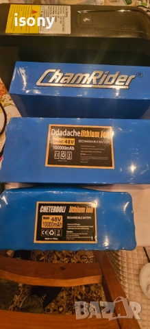 Литиева батерия 48v/ 10ah, снимка 2 - Скейтборд, ховърборд, уейвборд - 54221364