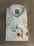 Бяла нова мъжка риза с кент яка Slim Fit Easy Iron, снимка 3