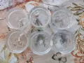 Сет чаши дебело стъкло, снимка 2