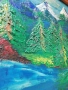 Стара картина с маслени бои , снимка 3