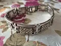 Сребърна мъжка гривна 925, снимка 1