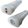 Соларна LED лампа 17см с магнит и USB зареждане, снимка 2
