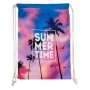 Дамска раница мешка розов Tie Dye с палми Summer 33x44cm_1250435, снимка 2