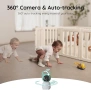 Смарт Бебефон BOIFUN 6T (2K Видео, 5'' Екран + Приложение за Телефон, WiFi, Нощна лампа), снимка 7