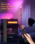 RGB LED подова лампа димируемa с дистанционно и сензорно управление, снимка 2