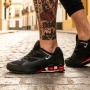 Nike Shox Enigma Мъжки Маратонки С Кутия👟Мъжки Спортни Обувки Цвят Черно и Червено Код S449, снимка 5
