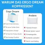 Ergo Dream Memory Foam възглавница 50x70 см регулируема, снимка 5