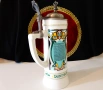 Порцеланова халба с капак от калай 30 см.,Art Nouveau. , снимка 9