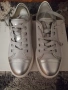 Дамски сникърси в сребрист цвят 37 номер, снимка 3