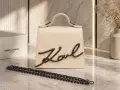 Черна и бяла чантичка Karl Lagerfeld, снимка 1