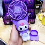 Детски вентилатор Кити Куроми с USB кабел Hello Kitty Kuromi, играчка вентилатор, снимка 2