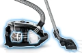 Прахосмукачка Siemens Q8.0 (Bosch) extreme quatro power, active sound control,с резервни НОВИ филтри, снимка 4
