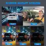 Видеорегистратор 1080P /360° Dashcam с GPS, 4 камери, 3.16\" дисплей, нощно виждане-33274, снимка 3