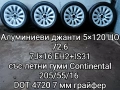 195/65/15, 205/60/16, 205/55/17, 215/55/17, 215/60/16, 5×114.3, 5×108 и 5×112, снимка 1