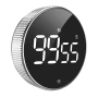 Дигитален кухненски таймер с LED дисплей до 99 мин – Аларма 90dB, магнит, голям екран 10244, снимка 5