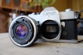 Canon FT QL & Canon FD 50mm F1.8 Lens. Canon FD Mount, снимка 14