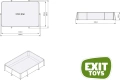 EXIT Toys Правоъгълен басейн с рамка и филтърна помпа, 300 x 200 x 65 см. Уникален дизайн, снимка 6