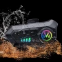 Bluetooth 5.3 интерком за мото каска, батерия 1000mAh, 32ч автономност, IPX6, 40мм графенова 10334, снимка 13