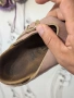 чехли Birkenstock GIZEH Suede Metallic Rose Copper номер 39 , снимка 7