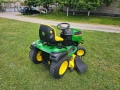 ТРАКТОРНА КОСАЧКА JOHN DEERE X165 .22.КОНЯ ПЕРФЕКТНА , снимка 8