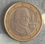 🇦🇹 Австрия 1 Евро, 2008 г. • Волфганг Амадеус Моцарт, снимка 1