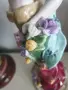 Meissen фигура 36см-1,4кг/еротика/Майсен порцеланова статуетка на момиче с цветя и шал, снимка 12