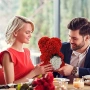 Голяма подаръчна мечка от рози в кутия червена, снимка 6