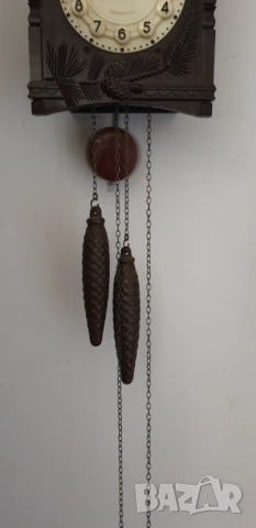 Часовник с кукувица маяк- работещ, снимка 3 - Антикварни и старинни предмети - 53965120