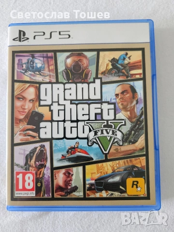 Продавам игра Grand Theft Auto V (GTA V) за Sony Playstation 5 (PS5), снимка 2 - Игри за PlayStation - 54612601