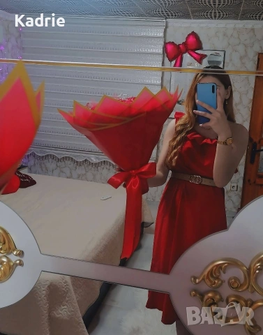 вечен букет от 51 рози 🌹👑, снимка 4 - Подаръци за жени - 54891768