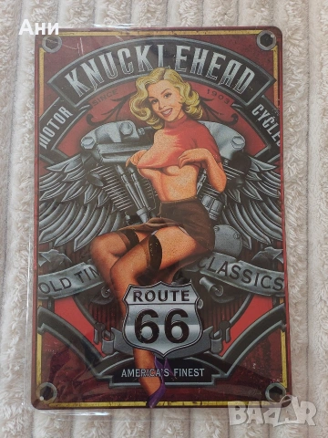 Метални ретро табелки girls 