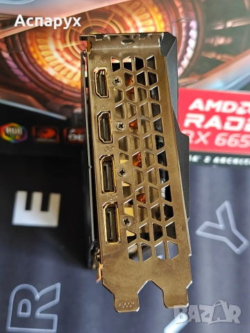 Видеокарта GIGABYTE Radeon RX 6650 XT GAMING OC 8G, снимка 4 - Видеокарти - 54483864