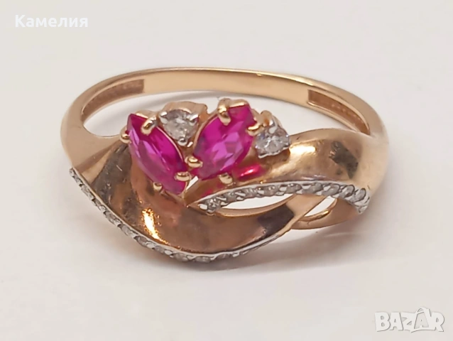Руско злато , снимка 2 - Пръстени - 55076412